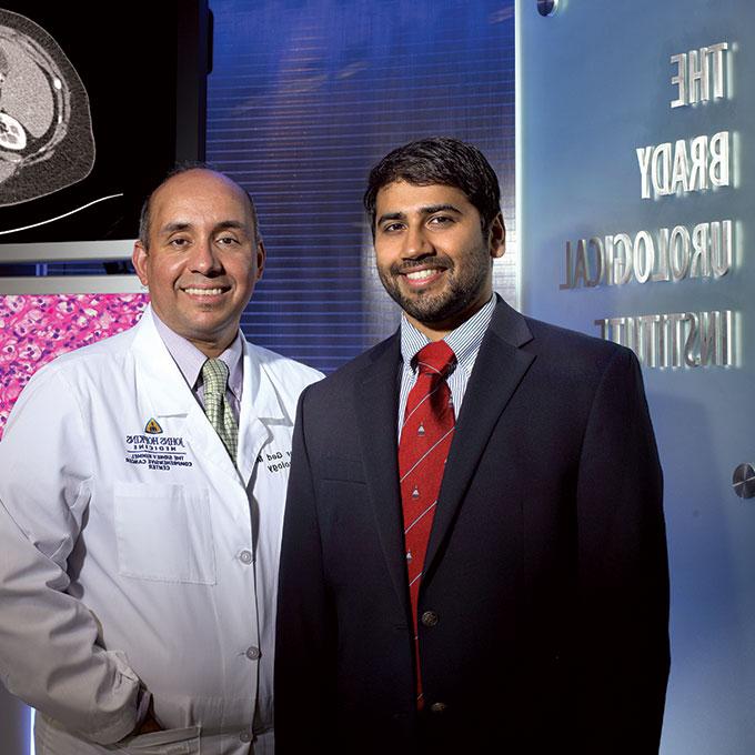 urologist Nirmish Singla and oncologist Yasser Ged
